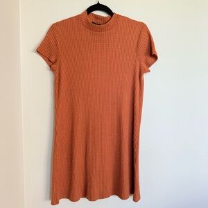 Forever 21 TShirt Dress Rust Orange